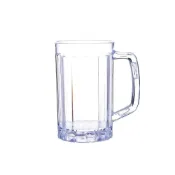 (店+)造型啤酒杯 透明飲料杯 透明塑膠杯 塑膠啤酒杯 啤酒造型杯 造型杯子 透明杯子 帶把塑膠杯 啤酒杯