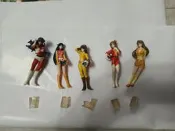 [大石頭]  扭蛋 精品   無敵鐵金鋼系列 女主角  展示品   (全5種) 