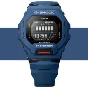 【CASIO 卡西歐】G-SHOCK 藍牙連線 方形電子運動腕錶 錶 手錶 送禮(GBD-200-2)