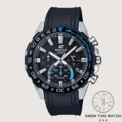 CASIO EDIFICE 卡西歐 時尚 三眼運動手錶 - 藍x黑 (EFS-S550PB-1A) [秀時堂]