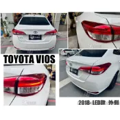 小傑車燈精品--全新 TOYOTA VIOS 18 19  20 年 原廠型外側 LED 光條 紅白 尾燈 後燈 單顆