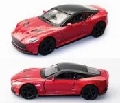 「車苑磨形」Welly136阿斯頓馬丁AstonMartinDBS超級跑車迴力可開門路添是級權抬