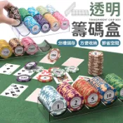 👑透明籌碼盒🎰 麻將籌碼盒 皇冠籌碼盒 遊戲代幣盒 玩具幣盒 籌碼幣盒 籌碼盒 透明盒 德州撲克籌碼盒 遊戲籌碼盒