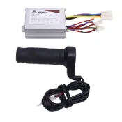 【Lixada】電動機控制器帶油門把手 24V 800W 高效鋁合金自行車三輪車摩托車