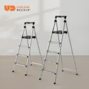 【UDiLiFE】免運 大平台多功能鋁梯 四階鋁梯 五階鋁梯 耐重350KG 加大踏板 A字梯 萬用折疊梯