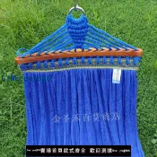 便宜有好貨 【物美價廉】吊床細網越南原裝BANMAI戶外網搖床透氣單人加寬網狀蕩秋千成人室
