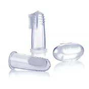 (店+)【Nuby】Nuby 矽膠指套牙刷(附盒)-miffybaby