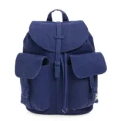 Herschel Dawson 中型 Women 黑色 皮革 女生 帆布 小包 小後背包 後背包 現貨 韓劇