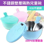 @批發網@不鏽鋼雙層隔熱兒童碗