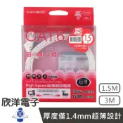 ※ 欣洋電子 ※ Magic 鴻象 Cat6 High-Speed 超薄網路線1.5米/1.5M (CAT6F-015)/台灣製造