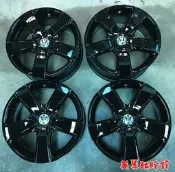 【美麗輪胎館 中古物流區】福斯VW原廠 17吋 5X112 7J ET43 亮黑色 極新