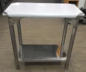 冠億冷凍家具行 【台灣製造】加強型不鏽鋼工作台3尺X1.5尺X2層/不鏽鋼料理台白鐵桌3尺X1.5尺X2層