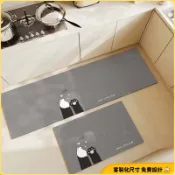 客製地墊+加厚 創意卡通廚房地墊 可愛地墊 矽藻土地墊 大尺寸 吸水地墊 腳踏墊 珪藻土地墊 防水防油 防滑 免洗