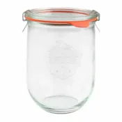 德國 Weck 玻璃罐 果汁罐 醃水果 大容量 燕麥罐 1062ml 745 Tulip Jar (附密封圈L)現貨 ｜換季推薦⚡專櫃保養 初秋彩妝 品牌香氛 【心心哈德】