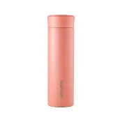 【CorelleBrands 康寧餐具】陶瓷不鏽鋼真保溫學士保溫杯440ml(粉色)-兩入組