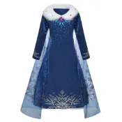 萬聖節公主裝 萬聖節裝扮 大人公主 公主服裝冰雪女王艾莎公主裙cos服裝披風萬聖節裝扮公主裙狂歡節連衣