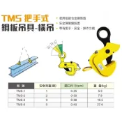 WIN五金 WIN 把手式橫吊 TMS系列 安全吊具 快脫式 鋼構吊夾 鐵板吊夾 鋼板夾具 夾持器 鋼構 鐵板 吊夾