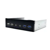 【全球優品匯】USB3.0+USB2.0光驱位音频扩展前置面板 19PIN HD-AUDIO