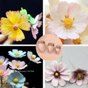 台灣出貨 現貨 不銹鋼翻糖糖花波斯菊花瓣模具3件套裝A336  DIY烘焙工具餅乾蛋糕模（MJ）