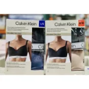 2件組_便宜_正版CK_CALVIN KLEIN無鋼圈內衣經典 背扣 後扣式內衣_好市多costco-135503
