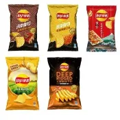 【Lay’s 樂事】樂事波樂&大波浪系列(香烤肋排/香酥雞腿/東京照燒烤雞串/純味/大波浪椒香嫩雞)