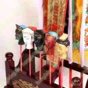優化 道家五營將軍頭   五營將軍神將頭   神像五鬼頭   五營斗五方旗   五營兵馬   大賣特賣bb1