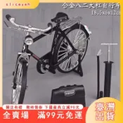 臺灣出貨 仿真複古黃包車擺件人力三輪自行車創意懷舊老上海老式汽車模型