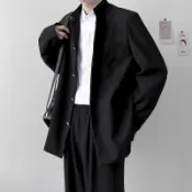 【台灣出貨】中山裝初中高中生JK校服熱血高校外套學院西裝男女班服