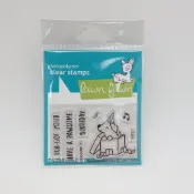 『牧莎記事』LAWN FAWN 狗狗 寵物慶生 生日快樂 水晶印章 透明印章 手帳印章-LF-LF3162