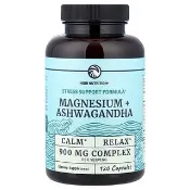 【iHerb】Nobi Nutrition, 鎂 + 南非醉茄，120 粒膠囊