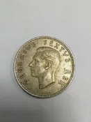 銀幣 錢幣 紀念幣 喬治六世，1952年，南非，5先令，28克大銀幣，包漿渾厚，1071