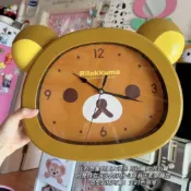 拉拉熊小熊時鐘 超可愛卡通掛鐘 靜音時鐘 桌上型 兒童房裝飾