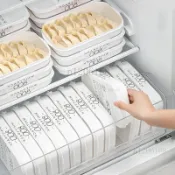 小冰箱 專用餃子餛飩盒 家用 食品級材質 餃子盒 收納 保鮮 可疊放 省空間