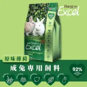 (店+)【Burgess 伯爵】成兔專用飼料-原味薄荷 1.5KG 兔飼料 寵物兔飼料 成兔飼料 兔乾糧