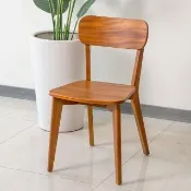 【Mahogany 瑪荷尼家具】免組裝  44X47X80  晨曉餐椅MYR-C   全原木桃花心木 餐椅  M1-DR30(G3)