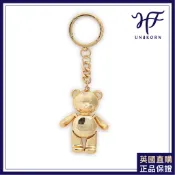【HF】Harrods英國代購 正品 哈洛德百貨 2026新款 活動關節熊金屬鑰匙圈 金色包包吊飾 門禁汽車暴力熊掛飾