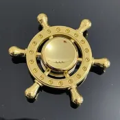 國小生玩具紓壓 360度旋轉 金屬紓壓玩具 辦公室舒壓神器 抖音同款網紅指尖陀螺 兒童金屬金色手指成人休閒解壓 旋轉減壓