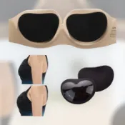 ｜可下水Nubra 現貨 隔日到貨｜心型自黏加厚胸墊、泳衣/內衣胸墊 海綿矽膠水餃墊 集中運動內衣 背心小可愛襯墊