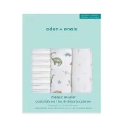 【Aden & Anais】經典方巾3入/恐龍家族