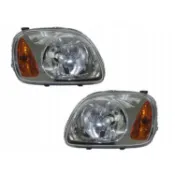 適用於日產 NISSAN MARCH K11 99 00 01 02 03 04 歐規 玻璃大燈組