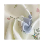 (店+)茉莉兔印花純棉床包組親膚透氣防縮水 精梳棉床單被單枕套 單人三件雙人加大四件組 純棉床包床單適用 滿額折抵．免運