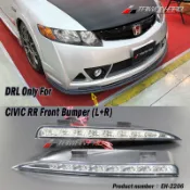 2006-2015 HONDA CIVIC 喜美 06 八代 12 九代 RR前保桿專用 LED晝行燈 8代 9代