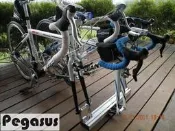 Pegasus車內攜車架、車內停車架，鋁合金材質，一次可攜帶三台彎把自行車，專利原廠貨