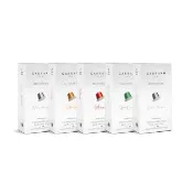 【CARRARO】經典任選5盒組 咖啡膠囊 8款風味｜共50顆；10顆/盒(僅適用Nespresso膠囊咖啡機)