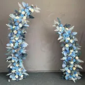 免運⭐統編💌 婚慶裝飾拱門花架 草坪婚禮羊角門 戶外爬藤裝飾架 氣球佈置支架 牛角門拱門 象牙門花架 羊角門支架