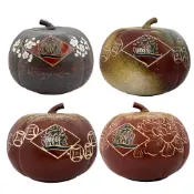 鶯歌陶瓷大南瓜/100% MIT/陶器/聚寶盆/茶甕/每件贈如意結