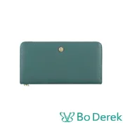Bo Derek女包｜經典多層拉鍊長夾-灰藍色 / 1208-070