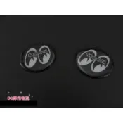 碳纖維 卡夢 反光片( 大眼睛 ) 貼片 圓形 貼片 適用 勁戰 四代 五代 BWS R X FORCE SMAX R