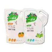 【一滴淨】生活超市嚴選-有機天然酵素洗衣露補充包 1600ml(柿子消臭/苦楝子防蹣)
