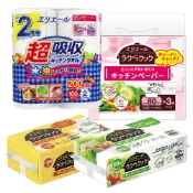 大丸子Maruko愛買樂園 日本 elleair 大王製紙 超強吸水廚房紙巾 紙抹布 清潔紙巾 快速吸水